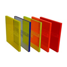 Fluorescent Plastic Perspex