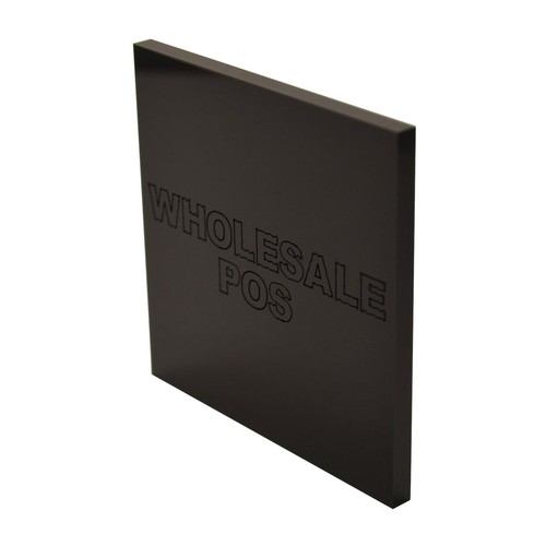 Black acrylic perspex - black, perspex®